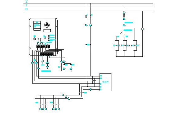 同步并聯(lián)柜電路圖-柴油發(fā)電機組.png