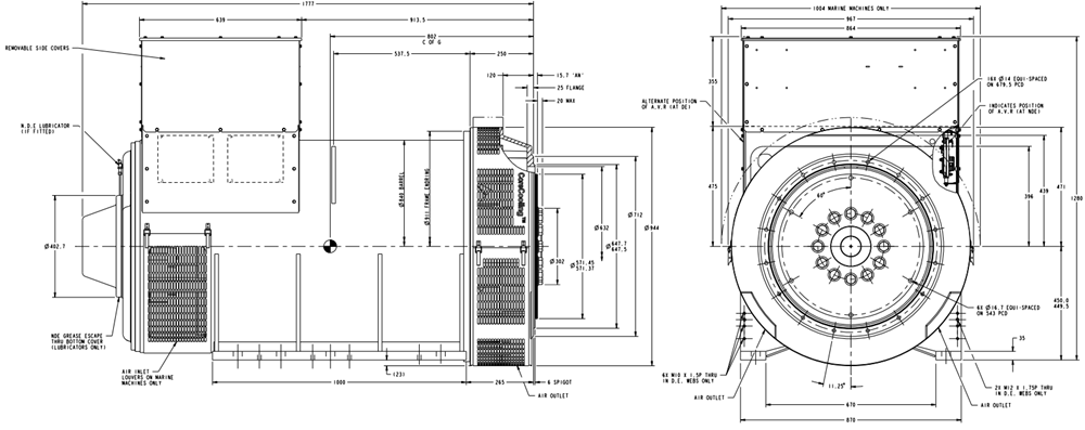 S7L1D-C4斯坦福發電機外形圖紙.png