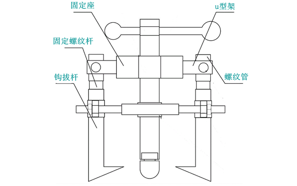 頂拔器結(jié)構(gòu)圖-柴油發(fā)電機組拆裝工具.png