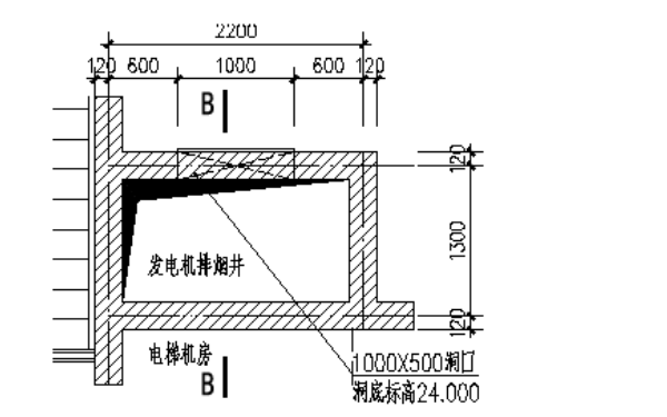 柴油發電機房排煙井平面圖示例.png