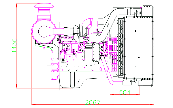 6LTAA9.5-G3東風康明斯發動機外形尺寸側視圖.png