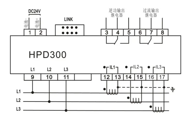 發電機逆功率和過電流保護電路圖.png