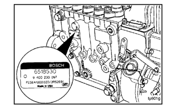 直列泵銘牌位置圖-康明斯柴油發(fā)電機組.png