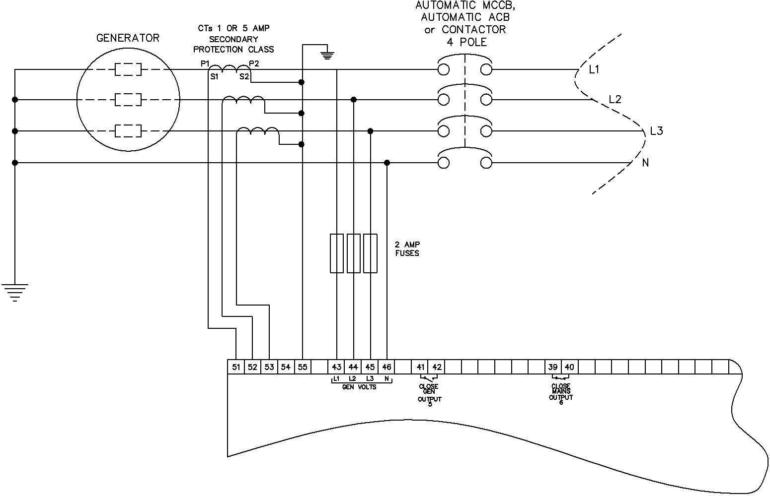 柴油發(fā)電機(jī)組深海控制器無接地保護(hù)接線圖.png