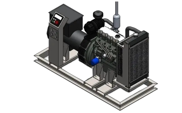 柴油發電機組3D外形圖.png