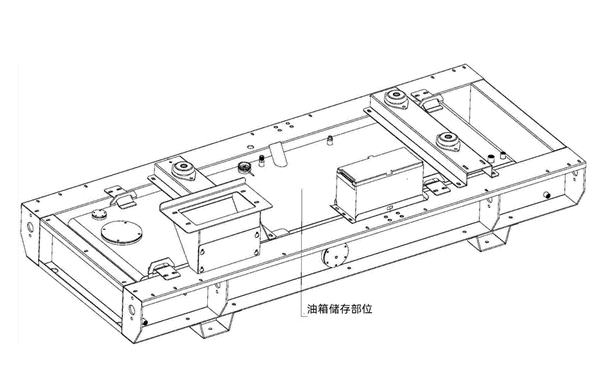 一體式底座油箱設計圖-康明斯柴油發電機組.png