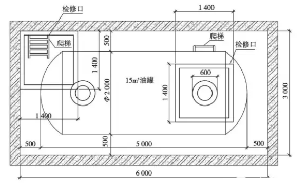 柴油發電機儲油罐結構圖.png