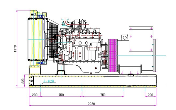 6BTAA5.9G2型敞開(kāi)式柴油發(fā)電機(jī)組側(cè)視外形圖.png