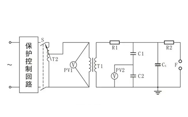 交流耐壓試驗電路原理圖-柴油發電機組.png