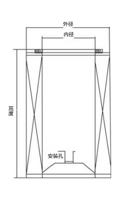 空氣濾清器外形尺寸-康明斯柴油發電機組.png