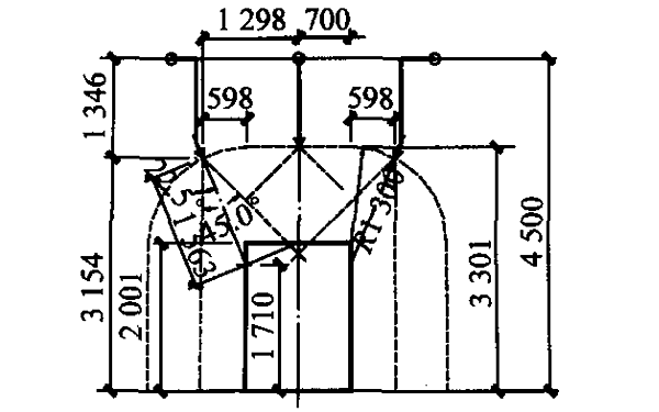 發(fā)電機房滅火系統(tǒng)側(cè)噴布置剖面圖.png