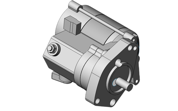 啟動馬達(dá)模型圖-柴油發(fā)電機組.png