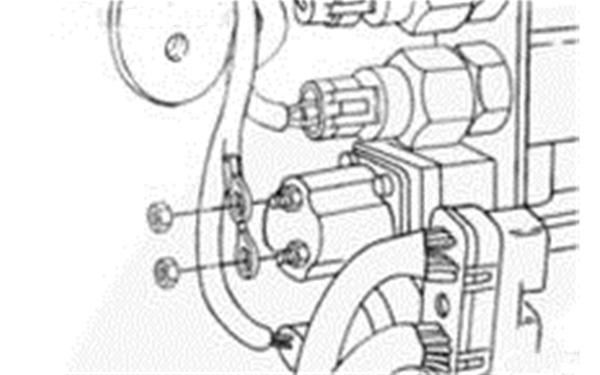 拆下固定燃油切斷閥線圈電氣接頭的螺母-柴油發電機組.png