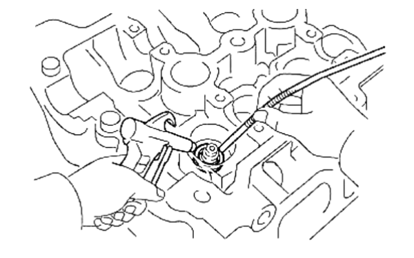 柴油機(jī)氣門(mén)彈簧座平墊圈拆卸.png