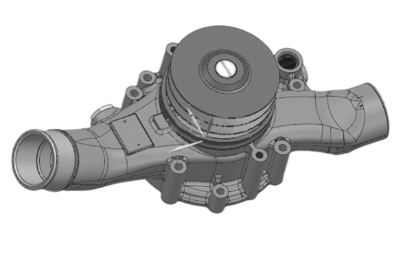 冷卻水泵總成模型圖-柴油發電機組.png