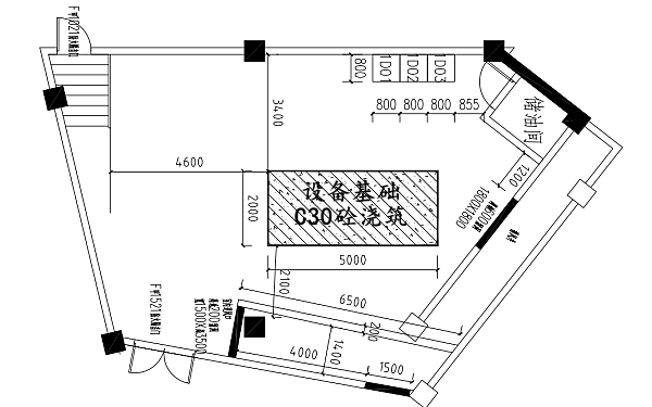 柴油發(fā)電機(jī)房基礎(chǔ)建設(shè)圖（1000KW）.png