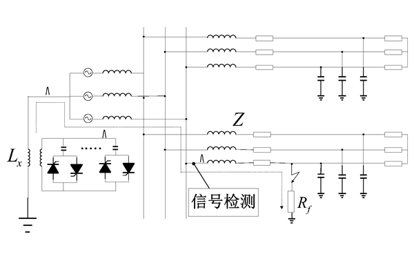 中性點經(jīng)消弧線圈接地電路圖-柴油發(fā)電機組.png