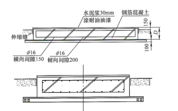 柴油發電機房混凝土基礎大樣圖.png