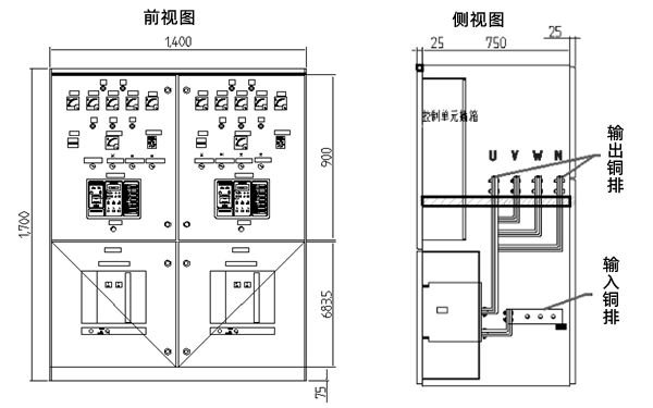 并機(jī)柜剖面圖-柴油發(fā)電機(jī)組.png