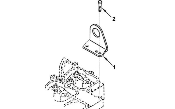 發動機吊耳布置組-6BT5.9G2康明斯柴油發電機組零件圖.png