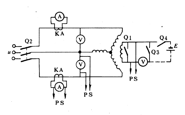 發(fā)電機同步電抗試驗接線圖.png