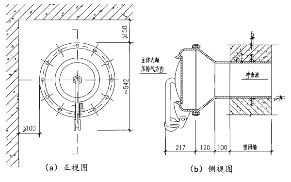 發(fā)電機房排風(fēng)口外活門安裝圖.png