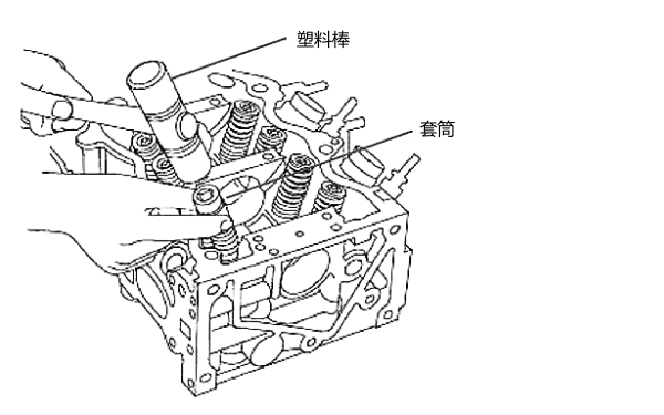 柴油機氣門彈簧拆卸步驟.png