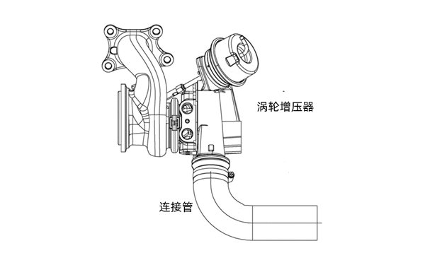 增壓器管道連接圖-柴油發(fā)電機組.png