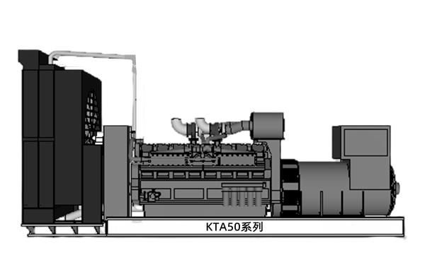 KTA50康明斯柴油發電機組模型側面.png