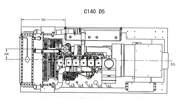 C140D5康明斯發(fā)電機(jī)組平面結(jié)構(gòu)圖.png