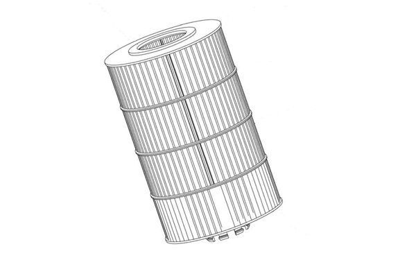 金屬網濾芯式濾清器示意圖-康明斯柴油發電機組.png