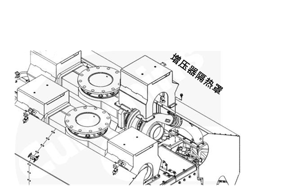 增壓器隔熱罩-QSK60康明斯柴油發(fā)電機(jī).png