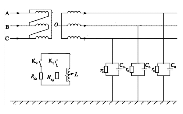 發電機中性點經電阻器接地線路圖.png