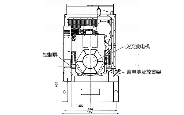 C175D5康明斯柴油發電機組正視圖（電球端）.png