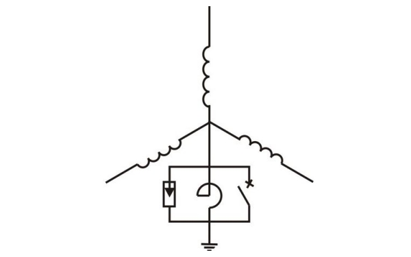 發(fā)電機(jī)中性點(diǎn)消弧線圈接地系統(tǒng)圖.jpg