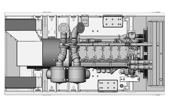 開(kāi)架式柴油發(fā)電機(jī)組俯視圖.png