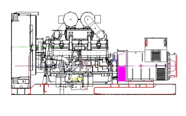 柴油發電機組外觀結構圖KTA38-G2A（800KW）.png