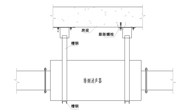 消聲器安裝圖-柴油發電機組.png