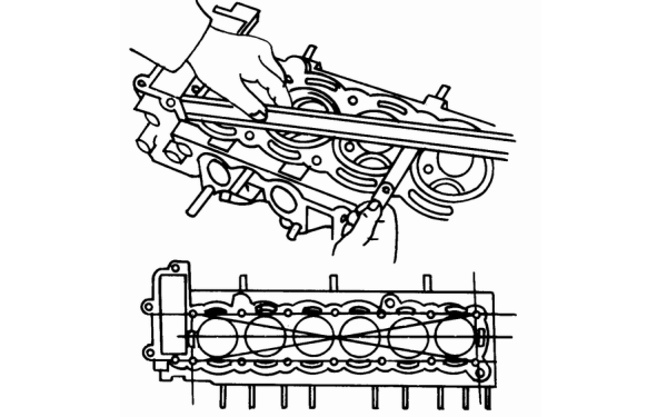 6缸以上氣缸蓋變形測量步驟圖-柴油發(fā)電機(jī)組.png