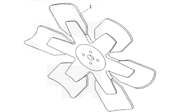 發動機風扇-6BT5.9G2康明斯柴油發電機組零件圖.png