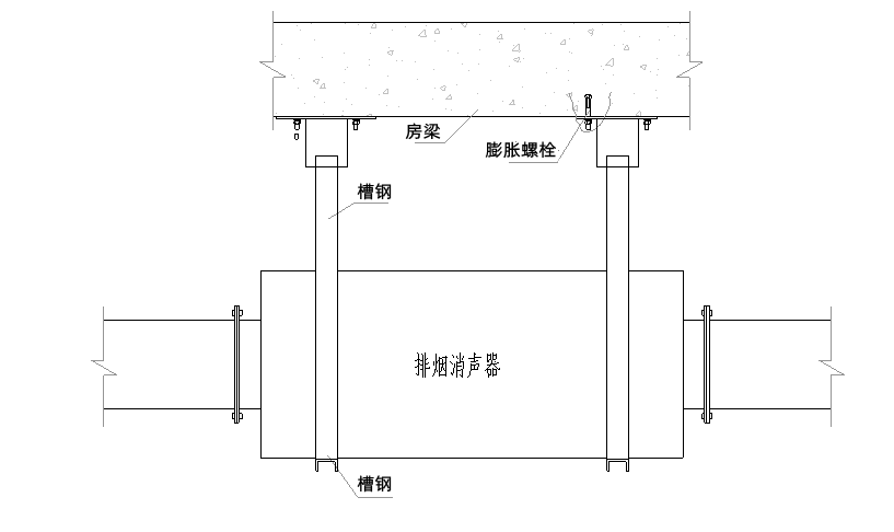 消聲器安裝圖-柴油發電機組.png